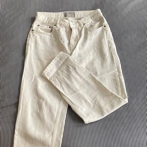 everlane the super-soft relaxed jean in “bone”